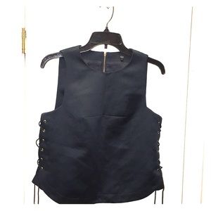 Navy Blue TIBI New York Vest size 2 (Small)